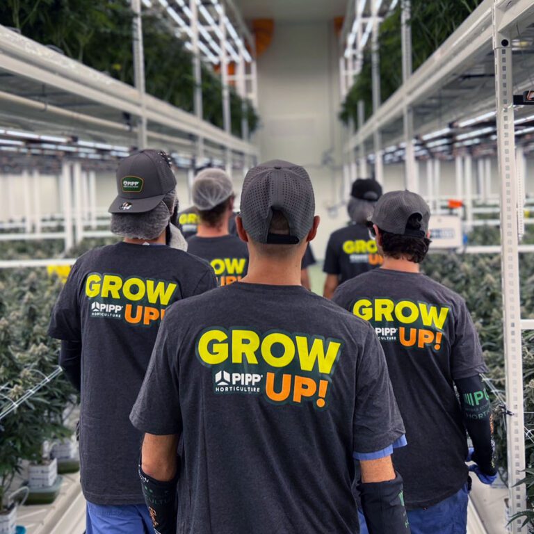 Pipp Horticulture Vertical Grow Racks at Trichome in Israel