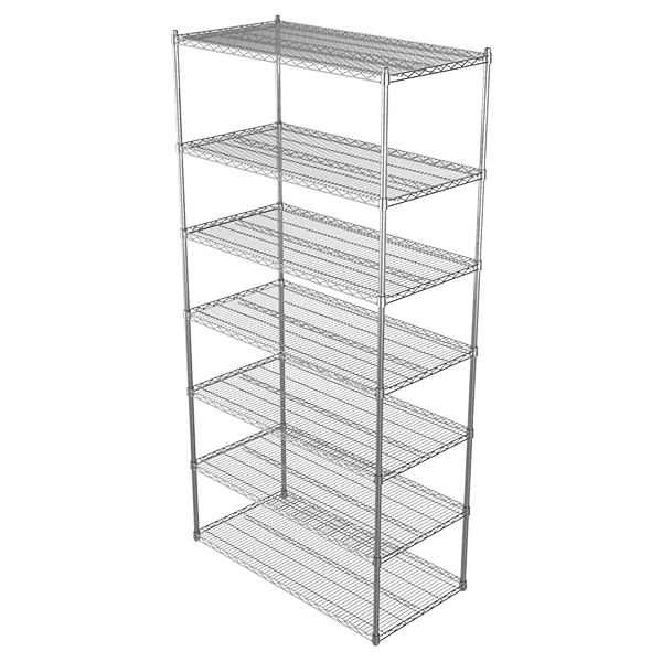 Round Post Wire Rack