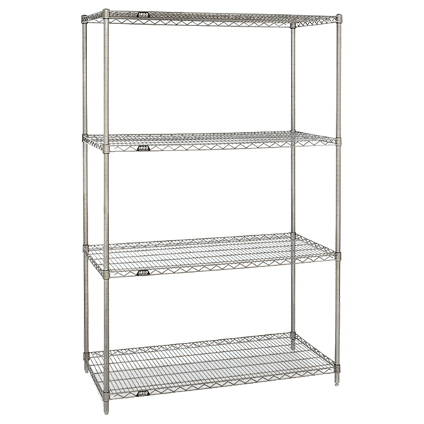 Stationary Wire Style Shelving