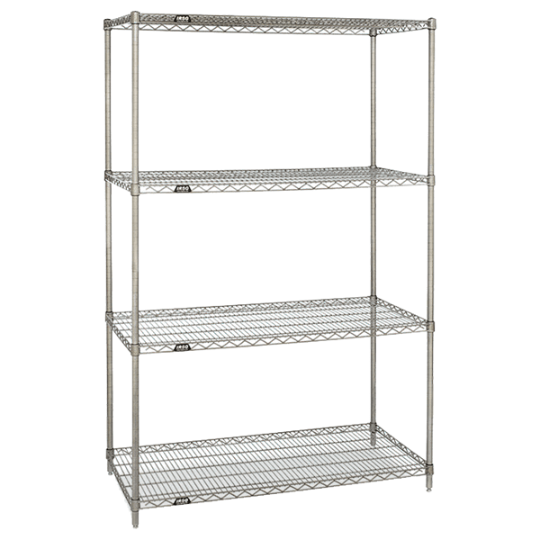 Stationary Wire Style Shelving